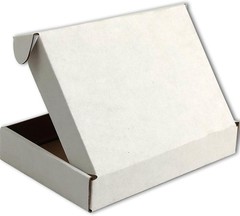 50 Pack White Corrugated Shipping Mailer Small Packaging Packing Boxes 6x4x1”