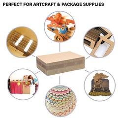 50 PCS White Corrugated Cardboard Sheets 11×14 Inch Rigid Divider Inserts