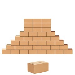 40 Pack 6x4x3 inches Shipping Boxes Small Cardboard Boxes for Packing, Moving…