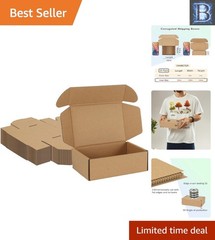 20-Pack 6x4x2 Eco-Friendly Shipping Boxes – Perfect for Small Business Needs