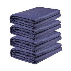 4 Pack Moving Blankets Heavy Duty 80″x72″ Quilted Packing Blankets for Moving…
