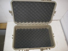 Tan FDE Hand Carry Hard Lockable Case 23x16x8 Tools Equipment Molded Plastic