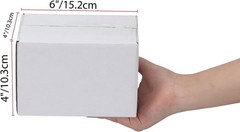 Brand New 6x4x4 White Shipping Boxes Set of 50