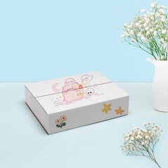 25 Packs Small Shipping Boxes 8x6x2 Inches, White Corrugated Cardboard Box fo…