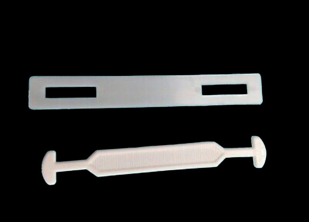20 Heavy Duty 6.75″ Cardboard Box Handles Plastic Carry 45lbs White w/ Backers
