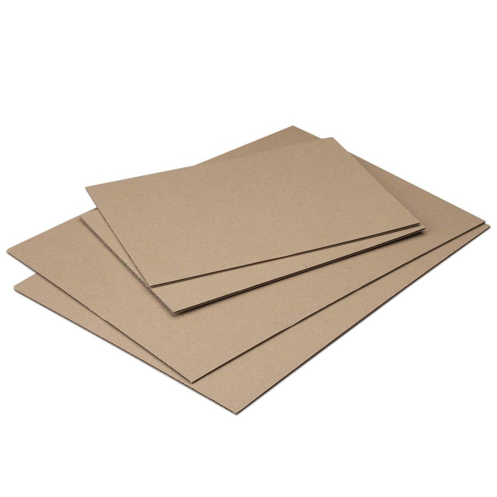 Corrugated Cardboard Blanks Set I 10pcs I 61.2 x 43.2 cm I 2 mm Thick I Brown I One…