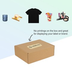 MEBRUDY 11x8x2 Inches Shipping Boxes Pack of 25, Small Corrugated Cardboard Box
