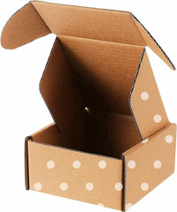Green Recyclable Cardboard Small Gift Mailer Boxes for Shipping Packaging Craft
