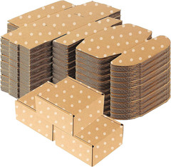 Green Recyclable Cardboard Small Gift Mailer Boxes for Shipping Packaging Craft