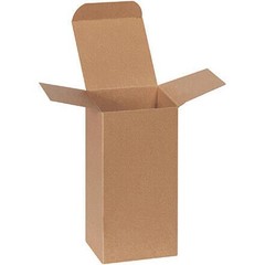 4 x 4 x 8″ Kraft Reverse Tuck Folding Cartons 250/Case