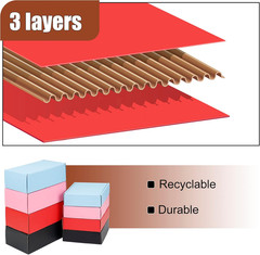 Shipping Boxes 8X6X3 Inches,25 Pack Medium Corrugated Cardboard Mailer Box for M