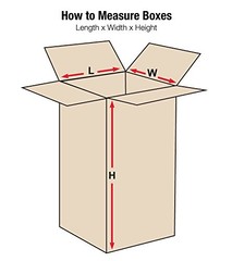 BOX USA Shipping Boxes Tall 4″L x 4″W x 40″H 25-Pack – 25 Pack, Kraft