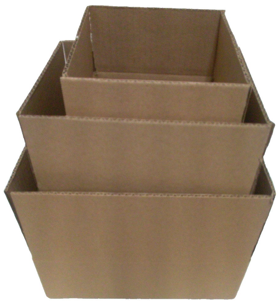 16x10x7 Cardboard Paper Boxes Corrugated Shipping Boxes 32 ECT 15/bundle