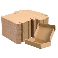 100 5x3x1 Shipping Boxes Cardboard Box Brown Mailing Packing Corrugated Paper