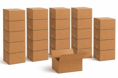 BOX USA 15 x 10 x 6 Corrugated Cardboard Boxes, Medium 15L x 10W x 6H, Pack of 2
