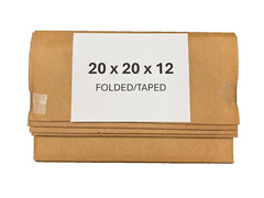 20″ x 20″ x 12″ Cardboard Corrugated Box – DOUBLE WALLED