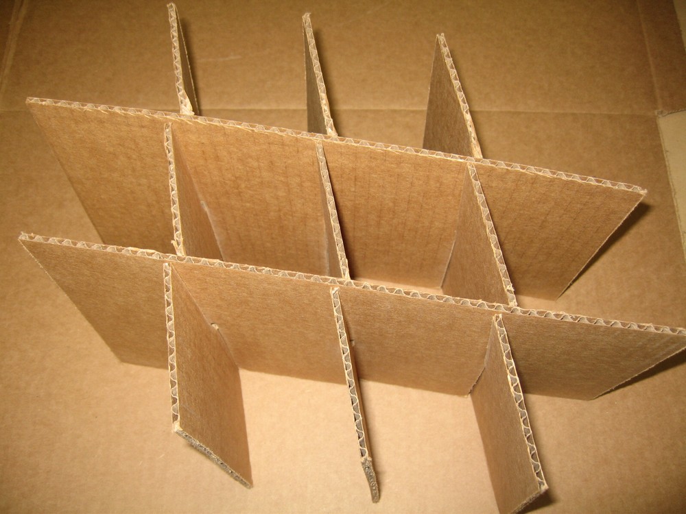 Corrugated Cardboard Shipping Dividers 12 Cell, 13 1/2″x10″x7 1/2″, 25 Pack