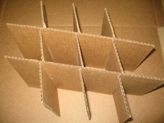 Corrugated Cardboard Shipping Dividers 12 Cell, 13 1/2″x10″x7 1/2″, 25 Pack