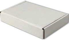 50 Pack White Corrugated Cardboard Mailer Shipping Boxes 6″ x 4″ x 1″