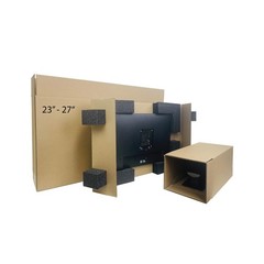 EPE USA Universal 23″ – 27″ Monitor TV Shipping Box, Secure and Protective Co…
