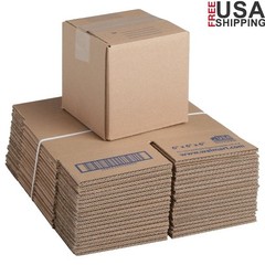 100% Recycled Small Shipping Boxes Eco Friendly 6x6x6 Inches 30 Pack Durable New