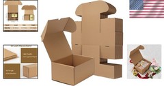Brand New 8x6x4 Brown Cardboard