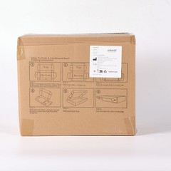 HORLIMER 6x4x3 inches Shipping Boxes Set of 50, White Corrugated Cardboard Bo…