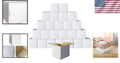 Brand New Shipping Boxes 6x6x6 White Cardboard 25 Pack