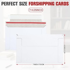 60 Pack Rigid Mailers, 7″x4.35″ Trading Card Shipping Envelopes for Collector…
