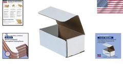 Brand New Shipping Box Small 7x4x3 White Durable