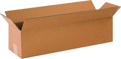 PARTNERS BRAND 24X6X6 Long Corrugated Boxes, Long, 24L X 6W X 6H, Pack of 25 | S
