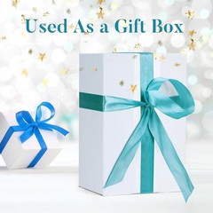 Shipping Boxes 6x6x6 Set of 6, White Corrugated Cardboard Box for Mailing Bus…