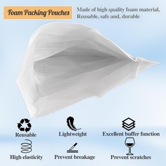 50pcs Packing Supplies for Moving, 15.7×15.7Inch Moving Supplies Cushioning P…