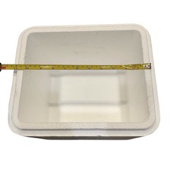 Insulated Styrofoam Shipping Cooler Inner ~8x8x10 Secure Fitted Lid Rounded
