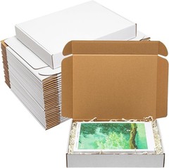White Corrugated Mailers MANY SIZES 20-60 Pack Shipping Packing Boxes Box Mailer