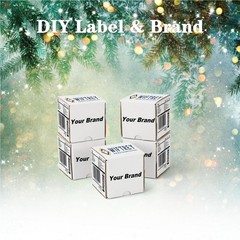 50pcs 3X3X3 inch Small Shipping Boxes for Business, White Corrugated Cardboar…