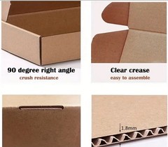Shipping Boxes Small Cardboard Box Mailers 75PCS 7.8×5.5×1.5 US seller