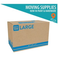 (10 pack) Pen+Gear Large Moving Boxes, 27L x 15W x 17H, Kraft