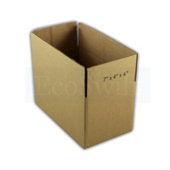 1-200 7x4x4 “EcoSwift” Cardboard Packing Mailing Shipping Corrugated Box Cartons