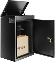Parcel Drop Boxes for outside 15.4″ X 10.6″ X 20.5″, Galvanized Steel Wall Mount