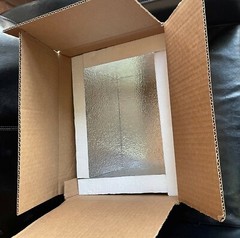 Styrofoam Insulated Shipping Cooler Box FOR SHIPPING PERISHIBLES, MEDS, FOOD ETC