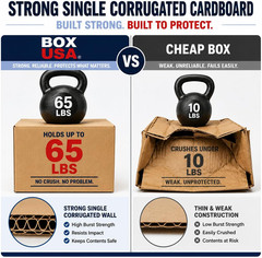 BOX USA Medium Moving Boxes 18L x 14W x 12H 20-Pack – Corrugated Cardboard Box f