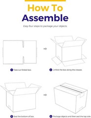 White Shipping Boxes Cardboard Corrugated Mailing Boxes Packing 9X6X4” 100 Pack