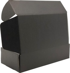 Black Corrugated Mailer Boxes 7x5x2 inches Pack of 25 for Shipping Packaging