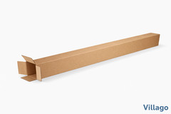 4x4x24 Corrugated Shipping Boxes Kraft Cardboard Mailer Cartons