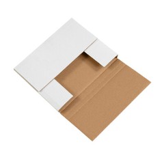 White Easy-Fold Mailers 10 1/4 x 8 1/4 x 1 1/4″ ECT-32B 50/Case