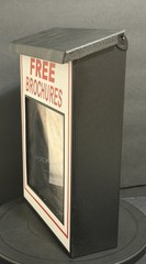 Deflecto Outdoor Literature Box New with original hardware no box?
