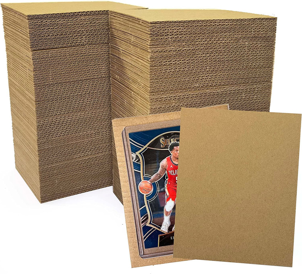 200 Packs Corrugated Cardboard Sheets, Premium 3.5X4.5 Kraft Cardboard Divider I