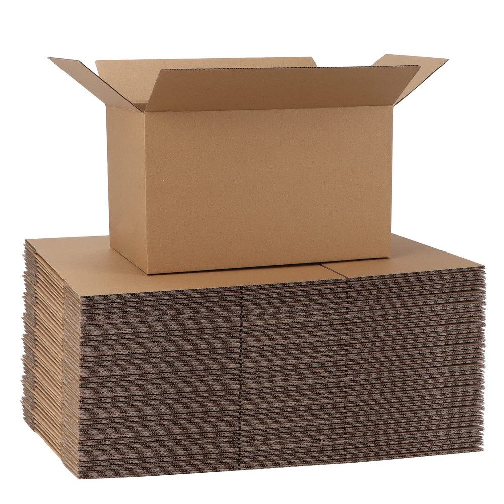 40 Packs 10x6x6 Shipping Boxes Corrugated Cardboard Boxes Shipping Box Bulk f…