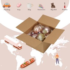 40-Pack 7x7x5 inch Brown Corrugated Cardboard Shipping Boxes for Packing